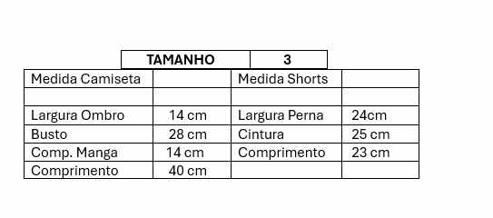 CONJUNTO MENINA BOCA GRANDE VERAO 1-2-3
